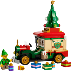 Bezorgtruck van de Kerstman