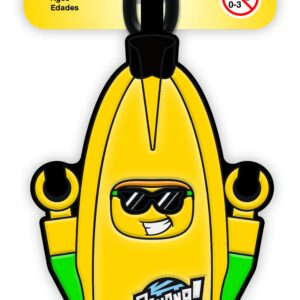 Bagagelabel LEGO Bananenman