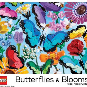 Vlinders en bloemen puzzel 1000 stukjes