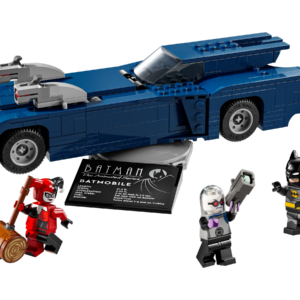 Batman met de Batmobile vs. Harley Quinn en Mr. Freeze