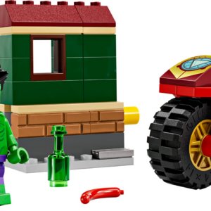 Iron Man met motor en de Hulk